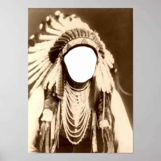 Affiche amérindienne (Devant)