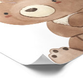 Affiche Amérindienne d'ours pour la chambre d'enfa (Coin)