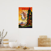 Affiche Amérique (Cuisine)