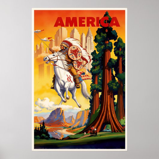 Affiche Amérique (Devant)