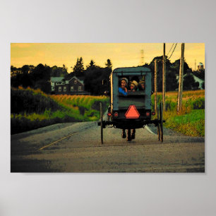 Affiche amish d'après-midi