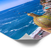 Affiche Amour de Positano Italie (Coin)