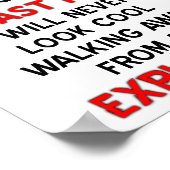 Affiche amusante de l'explosion du toast (Coin)