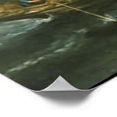 Affiche ancienne de la bataille d'Actium (Coin)