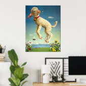 Affiche ancienne de l'agneau suisse (Bureau à domicile)