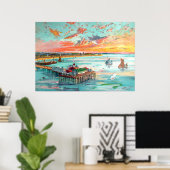 Affiche ancienne de Margate Angleterre (Bureau à domicile)