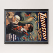 Affiche ancienne du puzzle de Thurston le magicien (Horizontal)