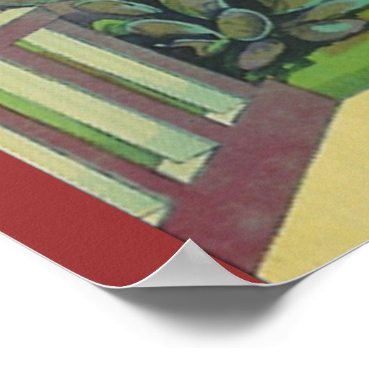 affiche ancienne étiquette de mission (Coin)