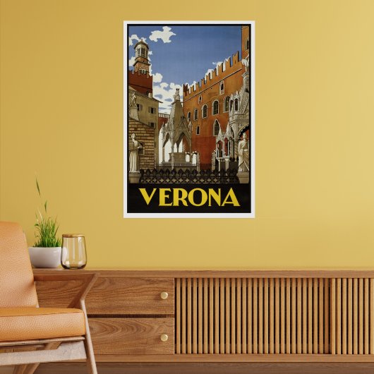 AFFICHE ANCIENNE VÉRONE ITALIE (Salon 2)