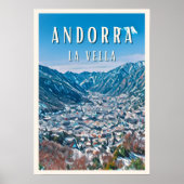 Affiche Andorre-la-Vieille, ville de la nature (Devant)