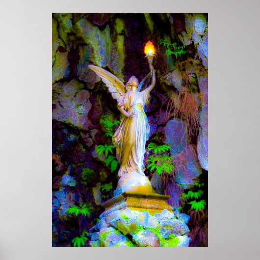 Affiche Ange & Lampe (Devant)