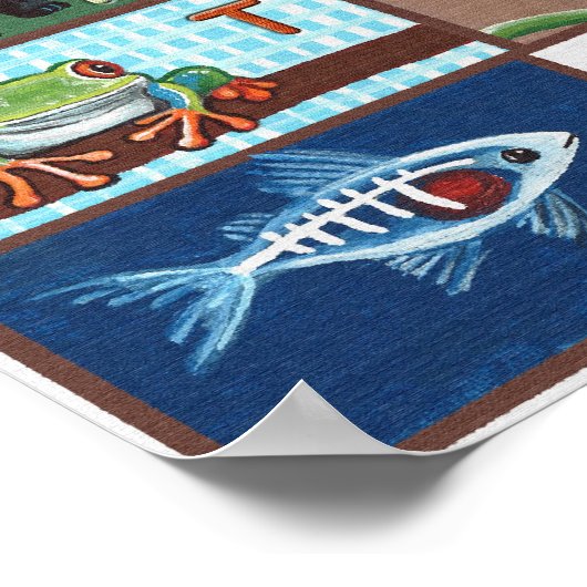 Affiche Animal ABC (Coin)