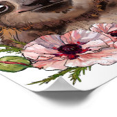 Affiche Animale de Bébé Paresseux Rose | Impressio (Coin)