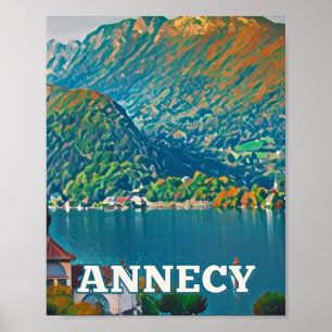 Affiche Annecy Photo Vintage