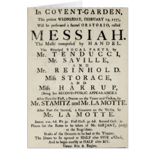 Affiche annonçant une représentation