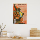 Affiche anti-coloniale Soutenez la (Cuisine)