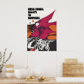 Affiche anti-drogue Abus de drogue Échapper à null (Cuisine)