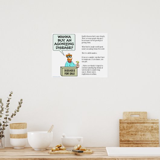 Affiche anti-tabac (Cuisine)