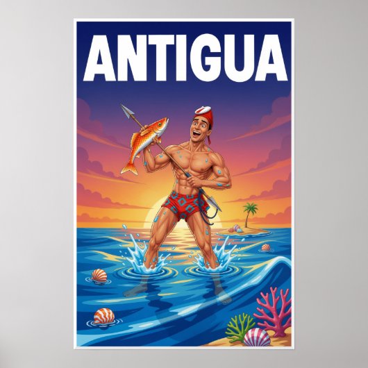 Affiche Antigua (Devant)