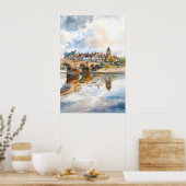 Affiche aquarelle Berwick Art mural Berwick Mur (Cuisine)