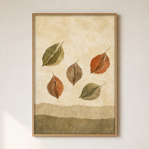 Affiche aquarelle Cottagecore Dispersion de Gousse