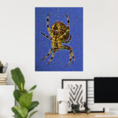 Affiche araignée orbitale (Bureau à domicile)