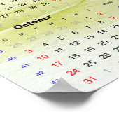 Affiche arbres aquarelle 2021 (Coin)