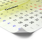 Affiche Arbres aquarelle 2021 (Coin)