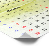 Affiche arbres aquarelle 2022 (Coin)