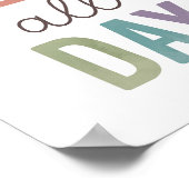 Affiche Arc-en-Ciel 'Joue toute la journée' (Coin)