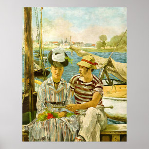 Affiche Argenteuil Edouard Manet