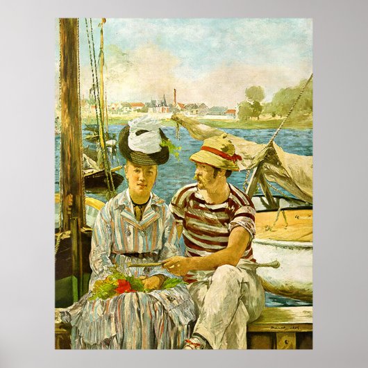 Affiche Argenteuil Edouard Manet (Devant)