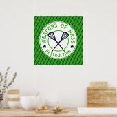 Affiche Armes de destruction de crosse Imprimer (Cuisine)