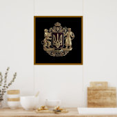 Affiche Armoiries de l'Ukraine (Cuisine)