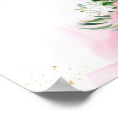 Affiche arrière - plan de style magenta rose vierg (Coin)