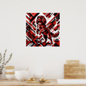 Affiche Art Déco Cavalier King Charles Spaniel | B (Cuisine)