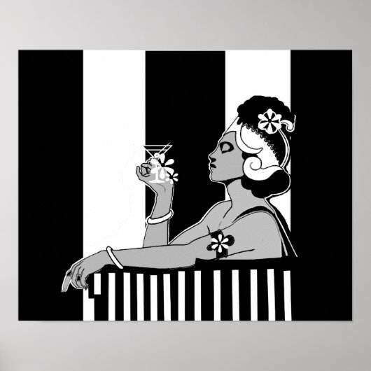 Affiche Art Déco Vintage (Devant)