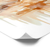 Affiche Art Eléphant Afrique Décor Mur (Coin)