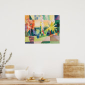 Affiche Art "Garden On Lake Thun" (Cuisine)