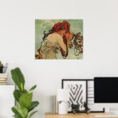 Affiche Art Nouveau (Bureau à domicile)