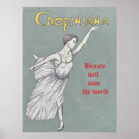 Affiche Art Nouveau (Devant)