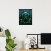 Affiche Art Nouveau Cthulhu (Bureau à domicile)