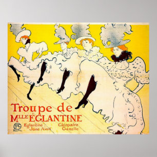 Affiche Art nouveau de Toulouse-Lautrec