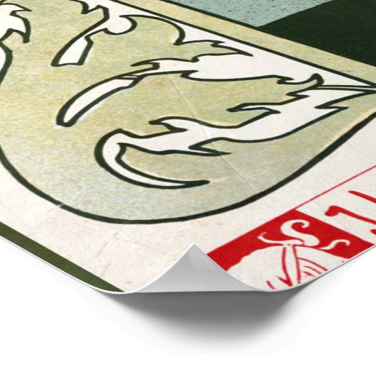 Affiche Art nouveau française "absinthe Robette" (Coin)