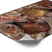 affiche art numérique fractal (Coin)