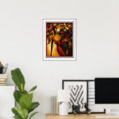 Affiche Art Vintage août Macke Amérindiens 2 (Bureau à domicile)