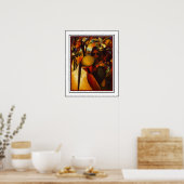 Affiche Art Vintage août Macke Amérindiens 2 (Cuisine)