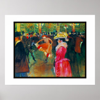 Affiche Artistes Célèbres Henri de Toulouse Lautre