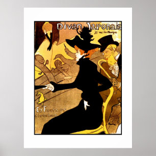Affiche Artistes Célèbres Henri de Toulouse Lautre