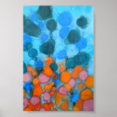 Affiche artistique abstraite (Devant)